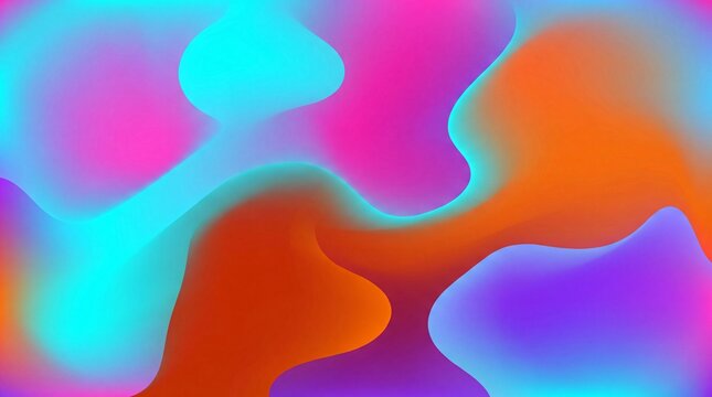Colorful abstract fluid liquid background with gradient color blends abstract gradient background colorful creative wallpaper composition abstracted