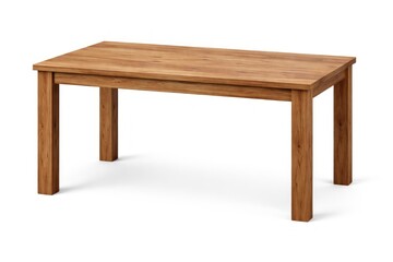 Fototapeta premium Simple wooden table with a natural finish.