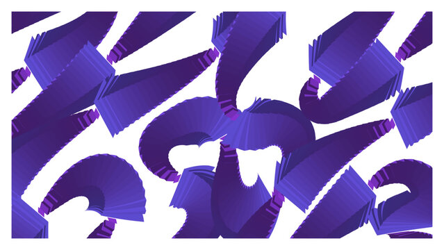 Abstract Background With Dynamic Purple Shapes, Noise Effect, and Halftone Patterns. For Banner or Poster Background Template