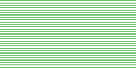 Fototapeta premium Seamless horizontal stripe pattern vector, green and white striped background, minimal geometric repeat texture for textile, wrapping paper, wallpaper and surface design. Green stripe pattern .