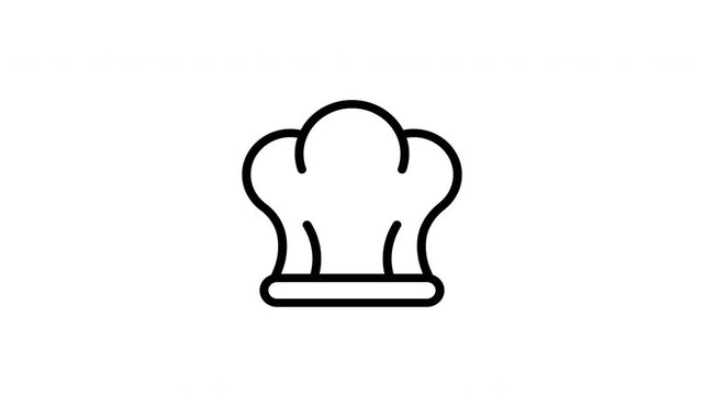 chef hat animated icon