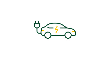 Naklejka premium Modern Minimalist 2D Renewable Energy and Sustainability Icon Set