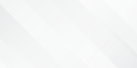 Fototapeta premium Abstract 3D white geometric abstract background overlap layer on bright space design simple art