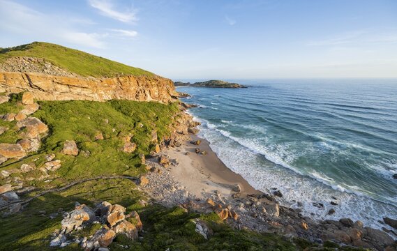 Beach, coast and sea at Robberg Nature Reserve, Plettenberg Bay, South Africa
