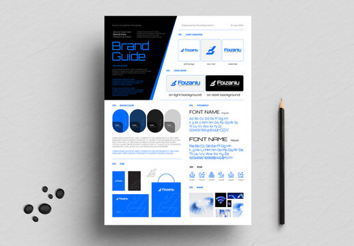 Brand Guideline Template Corporate Brand Identity Manual