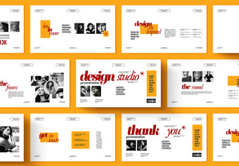 Minimal Creative Presentation Template Modern Portfolio Slide Deck Layout