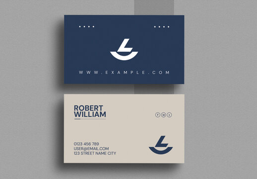Minimal Business Card Layout