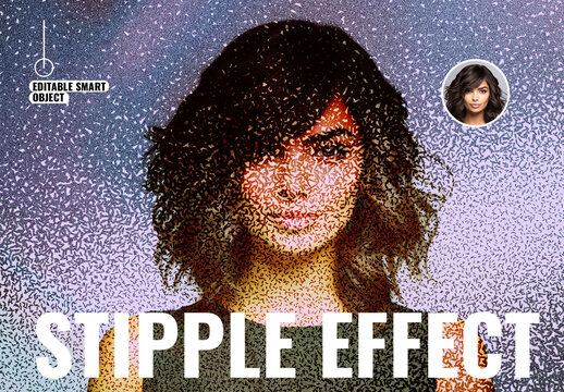 Stipple Photo Effect