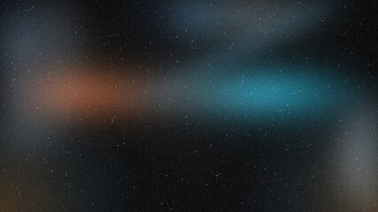 Fototapeta premium Abstract space background illustration with glowing red and blue nebulae, starry texture for science presentations