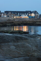 En soirée à Lomener, commune de Ploemeur, pays de Lorient, côte atlantique (Bretagne, Morbihan, France) © bobroy20