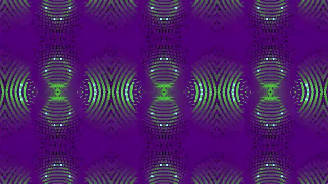 Dynamic neon microbial growth animation hypnotic green bacteria spreading in petri dish loop petri dish animation