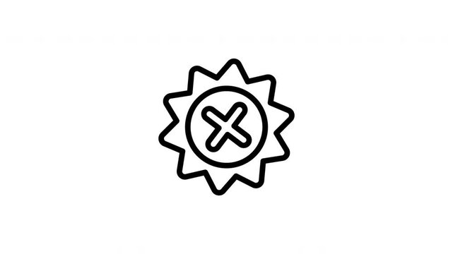 crossmark animated icon