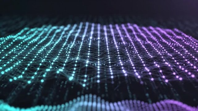 Expanding Digital Audience Growth Animation with Circular Motion and Glowing Lights