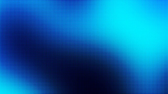 Abstract gradient dark blue and teal glowing wave background animation with elegant halftone dots texture 4K