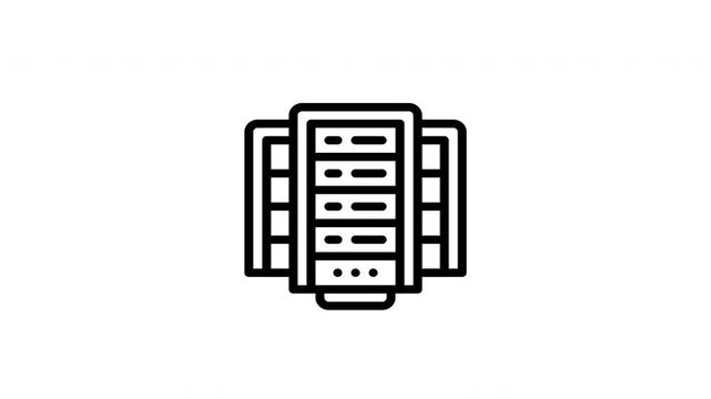 data center animated icon