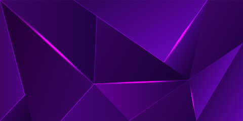 Fototapeta premium Abstract technology , Elegant diagonal striped purple background, Digital polygon background vector for presentation products EPS 10