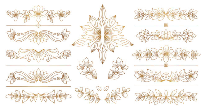 Intricate mandala pattern with central golden flower design.