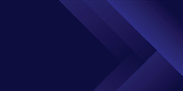 Abstract dark blue vector background with modern overlapping geometric diagonal shapes for business presentation banner web design