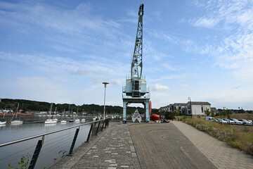 Fototapeta premium Redundant Dock Crane.