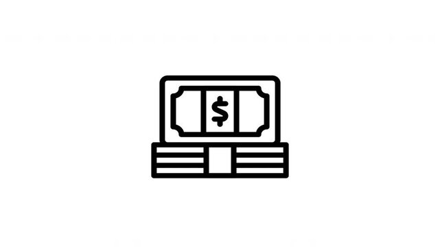 dollar sign animated icon