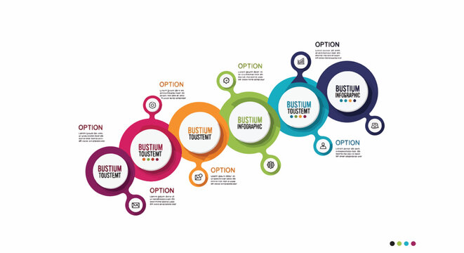 Colorful mind map diagram with interconnected ideas and concepts.