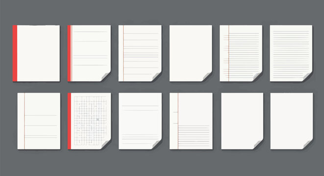 Grid of white squares with red vertical and horizontal lines.