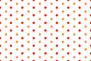 red polka dots retro, seamless pattern © Piyanat