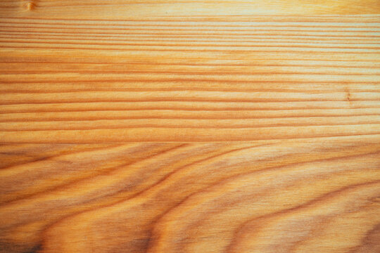 Light timber board with warm natural wood grain creating a clean rustic surface. Organic texture, home improvement and minimalist background concept.