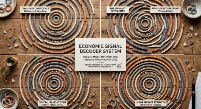 Economic Signal Decoder System Interpreting Market Movement With Analytical Precision and Clarity