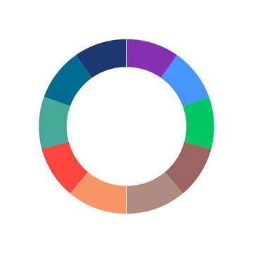 Simple Circular Infographic Wheel.