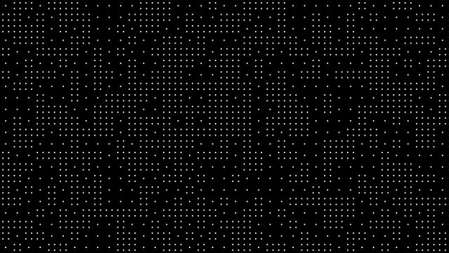 White Digital Halftone Dot Grid Background, Minimalist Abstract Tech Texture, Futuristic Data Matrix Pattern, Modern Information Structure, Cyber Network Backdrop