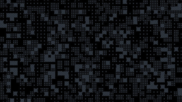 Blue Digital Cross Grid Background, Futuristic Cyber Security Pattern, Abstract Data Network Texture, High-Tech Information Code Visualization, Modern Tech Interface Concept