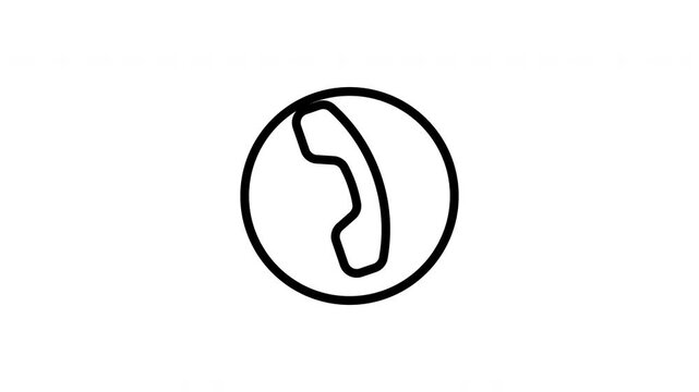 end call animated icon
