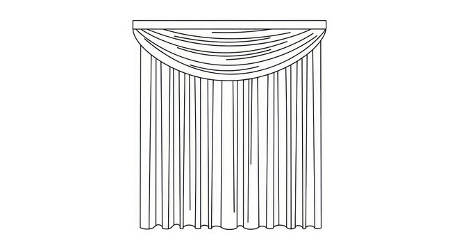 Curtain Drapery Swag Valances Window Treatment.
