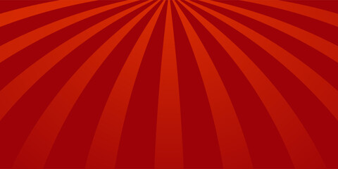red radial burst background featuring glowing light and dynamic rays, perfect for bold and striking design projects. © Khotij Design