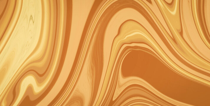 Beautiful Glossy Acrylic Waves with Ample Copy Space