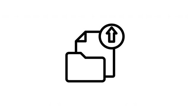 file folder animated icon