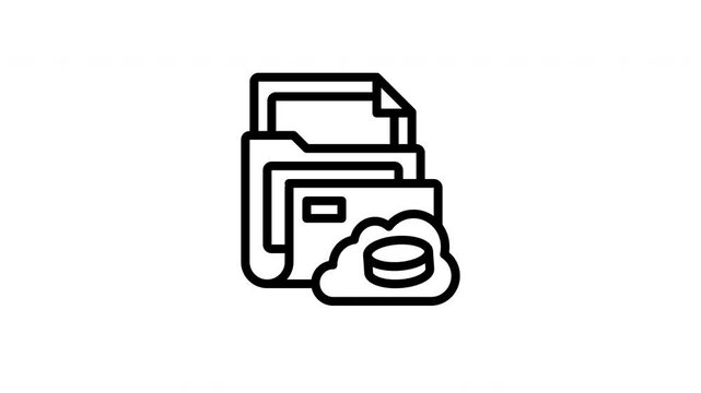 file folder animated icon