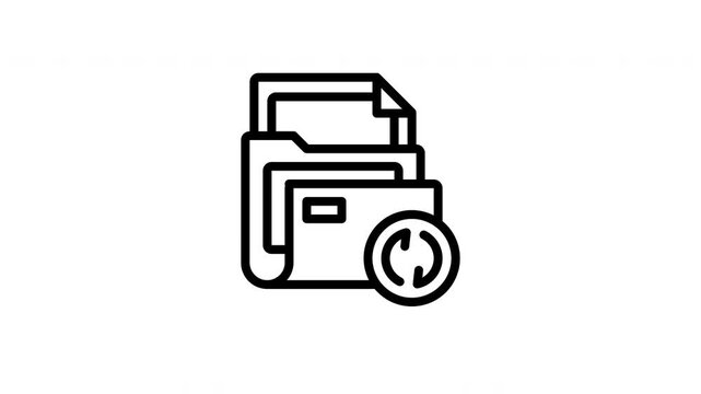 file syncing animated icon