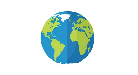 Fototapeta premium Earth Globe Planet World Map.