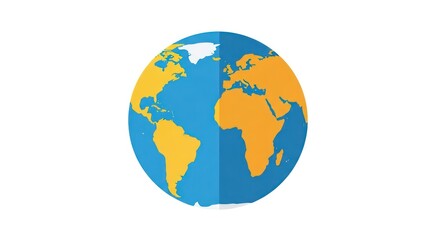 Fototapeta premium Illustration of the Earth Globe.