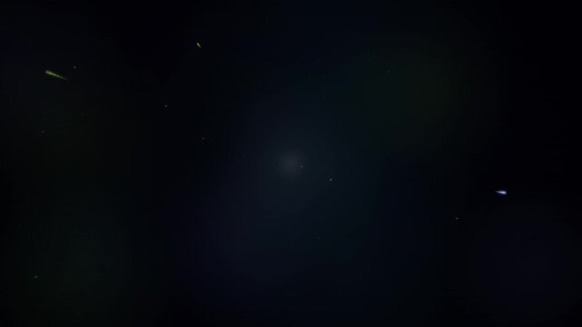 A starry sky background showing celestial objects in a seamless dark night setting