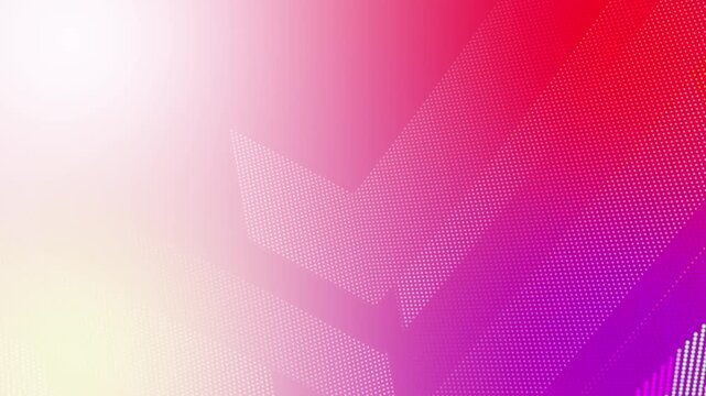Abstract Pink and Purple Geometric Halftone Motion Background