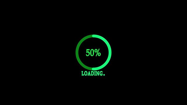 loading screen with alpha ,white color loading video.