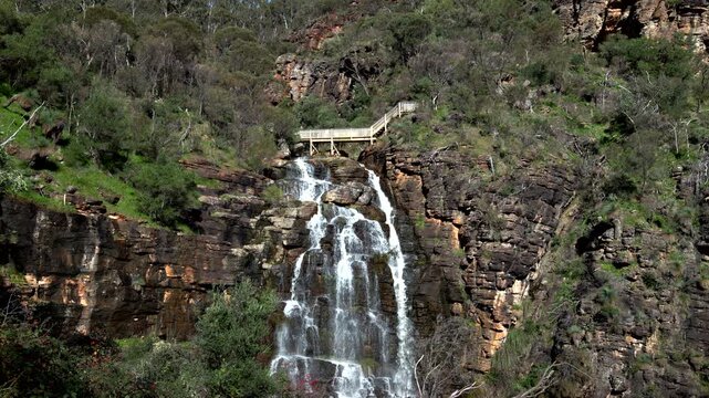 Second Falls waterfall at Morialta Conservation Park, Adelaide