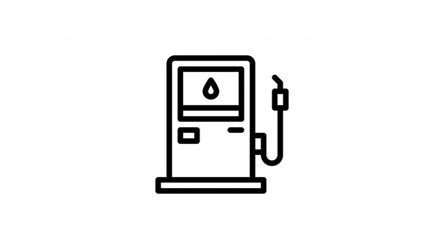 gas pump animated icon