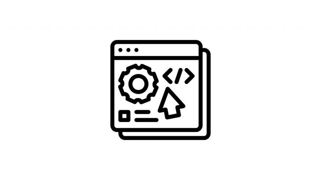 gear animated icon