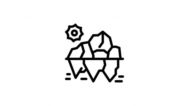 glacier animated icon