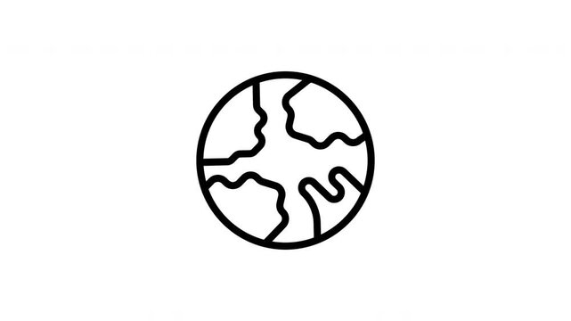 globe animated icon