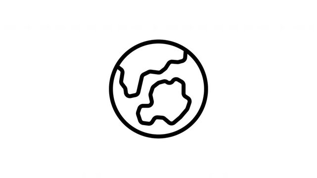 globe animated icon